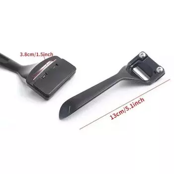 1PC Leather Skiving Knife DIY Leather Craft Cutting Tools Leather Thinning Knife Cutter Accessory One Knife with 3 Blades серебряный