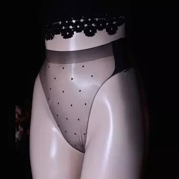 1PC Lingerie No Trace Panties Ultra Thin Shiny Women Briefs Silk Panties Underwear Sheer Transparent Glossy Stretch Summer