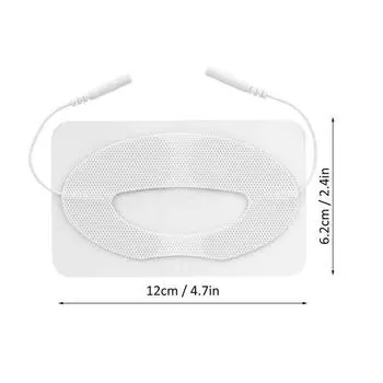 1Pc Lips Electrode Pad Non Woven Fabric Replacement Electrode Patch Accessory For Pulse Massager Electrode Pad For Massager