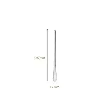 1PC Long Handle Teaspoon 304 Stainless Steel Mixing Spoon Tableware Coffee Tea Spoons Dessert Ice Cream Scoop Bar Tools