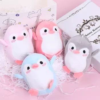 1Pc Lovely 12Cm Penguin Stuffed Plush Toy Baby Kid S Gift Key Chain Plush Toy Doll one size