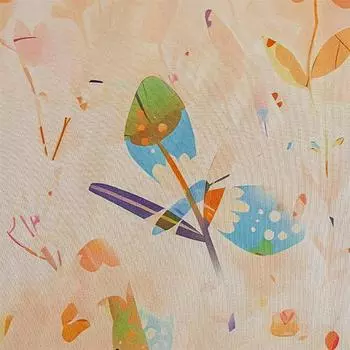 1PC LOZUJOJU European Style Colorful Butterfly Printed Thick Curtain 100% Blackout Curtain for Bedroom Living Room Balcony Window for Home Decor W100cm x L130cm