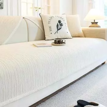 1PC Luxury Chenille Sofa Mat Cover Universal Thicken Chaise Longue Couch Cushion Towel L Shape Corner Sofa Slipcover Living Room A 70x70