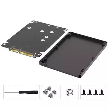 1PC M.2-mSATA в SATA твердотельный SSD в SATA внешний диск коробка 2-в-1 плата преобразования внешний ящик #3