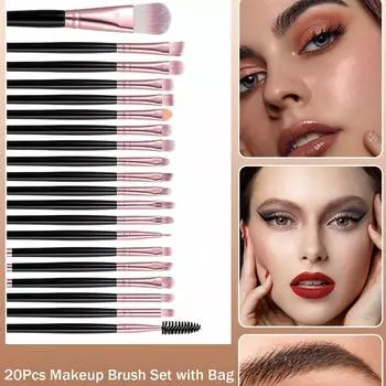 1pc Makeup tools Set,Include Puff,Makeup Brush Cleaning Bowl,Makeup Brush,Eyeshadow Brush,Cosmetics Tools For Face And Eyes чёрный