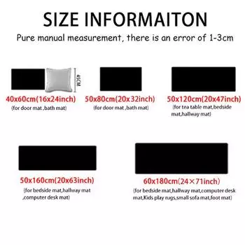 1PC mandala fancy kitchen living room bathroom carpet mat doormat waterproof non-slip carpet, can wash home decoration strip car 40x60cm