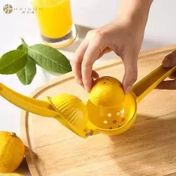 1PC Manual Lemon Clip Creative Kitchen Gadgets Colorful Manual Lemon Juicer Not Easy To Deform Mini Home Portable Lemon Clip зелёный