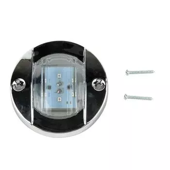 1PC Marker Light White Round Marine Boat LED Stern Light Cabin Deck Courtesy Light Waterproof Car Boat Lighting Accessories белый