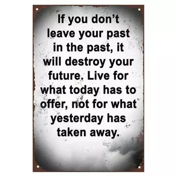 1 шт., металлический знак, ты — это ты сегодня, это более реально, чем реально. Искусство Вдохновение Цитаты Пословицы (7,87 x11,8 /20см*30см) чёрный