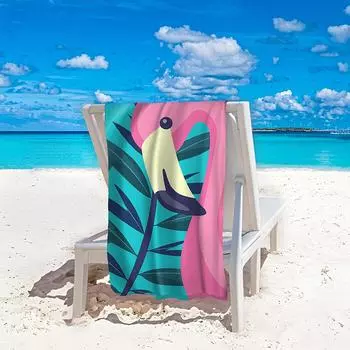 1PC Microfiber Blanket Quick Drying Beach Towel, Extra Large 35*71 Inch Printed Towel Super Absorbent Pool Diving Surf Towel Other