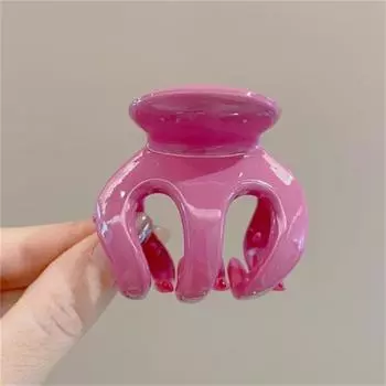 1PC Mini Cute Hair Clips for Women Candy Colors Acrylic Barrettes Crab Hairpins Sweet Girls Children Fashion Hair Accessories Size fits all