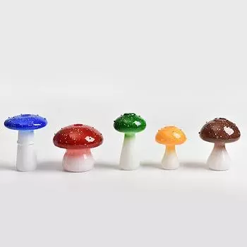 1PC Mini Glass Vases Creative Hydroponic Plant Vase Living Room Dining Room Flower Vase Desktop Ornament 5 colors жёлтый