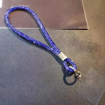 1Pc Mobile Phone Glitter Keychain Hanging Crystal Wrist Straps Anti-lost Phone Lanyard Rope Water Drill Luxury Rhinestone 1pc