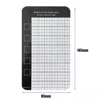 1Pc Mobile Phone Repair Tool Magnetic Screw Mat Memory Chart Work Pad Working Memory Pad For Little Small Screws Holds 145X85MM