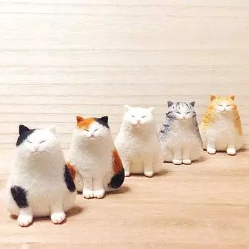 1PC Модель Кукла Упаковка Комплект Кошка Ткнул DIY Детский Подарок Незаконченный Шерстяной Войлок Животное Забавный Материал Ручной Работы