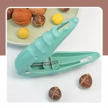 1pc Multi Functional Chestnut Bottle Opener Plastic Nut Clip with Cross Serrated Blade Household Kitchen Tool Plastic Nut Clip
