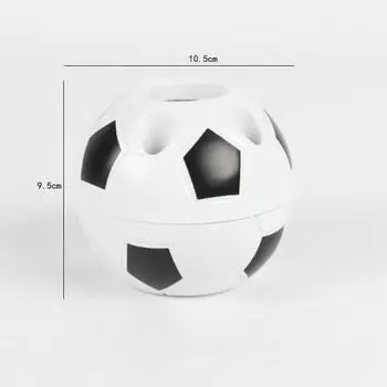 1Pc Multi Functional Football Pen Holder Student Pen Holder Plastic Storage Pen Holder Storage Box Stationery Student Gift A