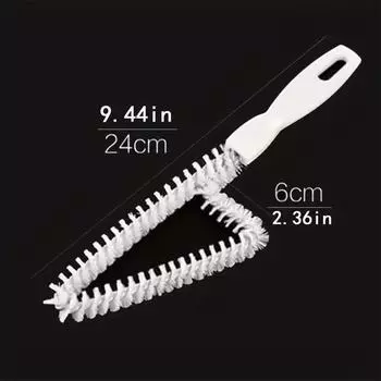 1pc Multi-Purpose Triangle Window Cleaning Brush - Ideal for Kitchen, Bathroom & Living Room Gaps