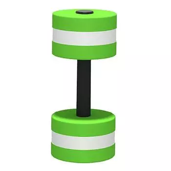 1Pc Multicolor Water Dumbbell Pool Exercise Floating Dumbbell Aquatic Exercise Dumbbells Water Sports Aerobic Fitness Equipment