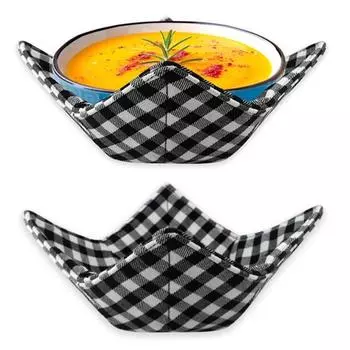 1 шт. Многоцелевые держатели для мисок, безопасные для использования в микроволновой печи, термостойкие держатели для горячих мисок, прихватки для мисок для микроволновой печи