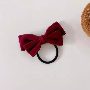 1PC New Fashion Woman Bow Girl Elastic Hair Bands Children Hair Ties Cute Princess Hair Accessories Headwear
