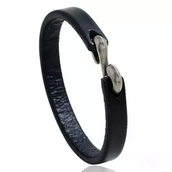 1Pc New Retro Simple Cowhide Bracelet Men s Jewelry Fashion Versatile Punk Rock Leather Bracelet