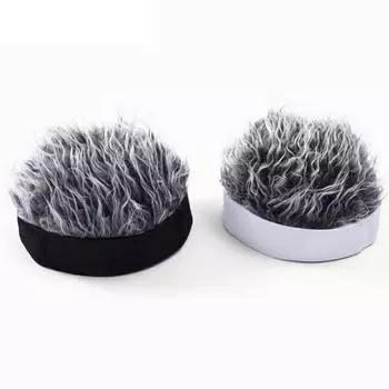 1 шт., новинка, шапка-бини в стиле хип-хоп с шипами, искусственные волосы, забавная короткая дыня в стиле ретро