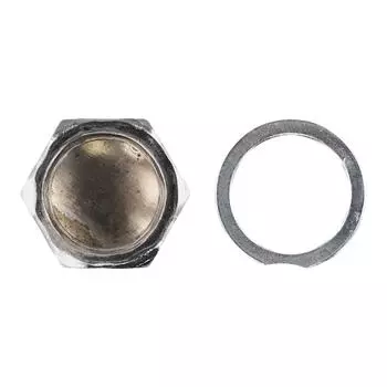 1PC Nut Washer Steering Stem Cap Metal High Quality