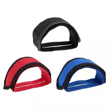 1pc Nylon Bicycle Adhesive Strap Toe Clip Strap Belt Fixed Gear Bike Pedal Ta AU чёрный