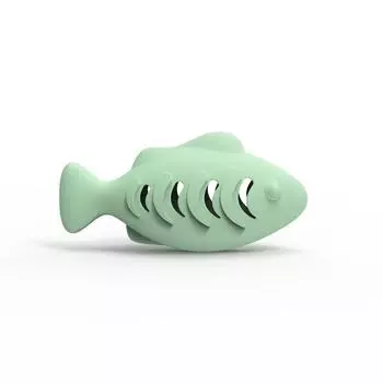 1pc Octopus-Shaped Cat Chew Toy Interactive Treat Puzzle Feeder & Dental Teether Self-Entertaining Silicone Pet Toy