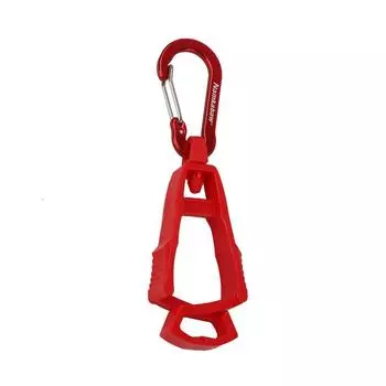 1Pc Outdoor Glove Clip Multi-Purpose Anti-Drop Hook Work Gloves Holder Clip Keys Safety Clamp Camping Tools красный