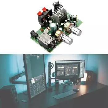 1PC PA-2005 20Wx2 Плата усилителя цифровой двухканальный стерео усилитель мощности Плата миниатюрная + ручка