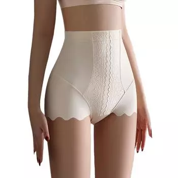 1 шт., женские трусики-лифчики, утягивающие и обтягивающие бедра, нижнее белье с плоскими углами, с высокой талией, эластичное утягивающее белье из полиамида M