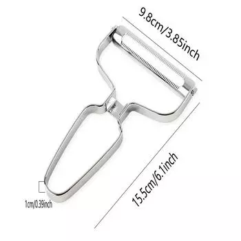 1PC/Peeler Vegetables Fruit Stainless Steel Knife Cabbage Graters Salad Potato Slicer Kitchen Accessories Cooking Tools Wide Mou