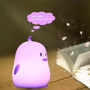 1 шт. Ночной светильник в виде пингвина для друзей, силиконовые ночники для сна, ночник, ночник для спальни, семейные декоративные лампы для взрослых/ванной комнаты Penguin Night Light