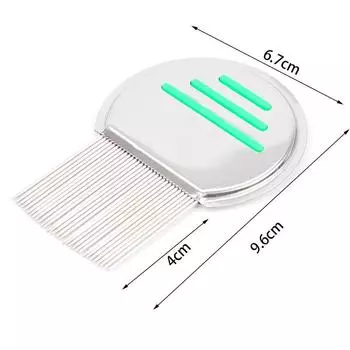 1PC Pet Flea Lice Comb Steel Grooming Combs Steel Teeth Remove Flea Pet Hair Trimmer Brushes Dog Cat Grooming Tools