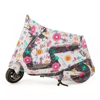 1PC PEVA Transparent Electric Car Rain Cover Motorcycle Dust and Waterproof Protective Cover Electric Car Universal Cover 180*120