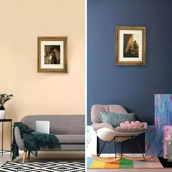 1PC Photo Frame Table Setting Art Gallery Painting Frame Living Room Resin Artwork Display Decorative Frame Creative Accessories 12.7*17.8cm