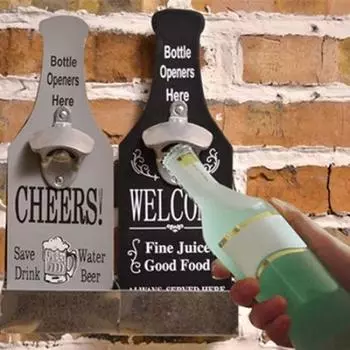 Открывалка для бутылок в пивном стиле, 1 шт. белый