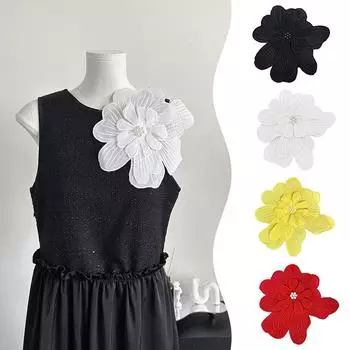 1PC полиэстер многослойная одежда платье головной убор аксессуары новый продукт вышивка своими руками многоцветный