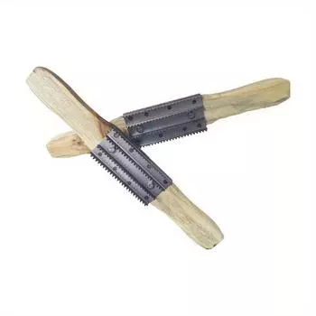 1PC полировальный круг грабли полировальные грабли с деревянной ручкой и нержавеющей сталью грабли для удаления остатков соединений металла с полировальных кругов