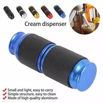 1pc Portable Dispenser Cream Charger Foam Whipped Whipper Cream Bottle Opener Versatile Kitchen Cream Dessert Tools