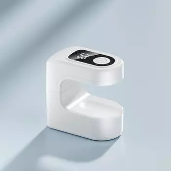 1Pc Portable mini nail curing lamp with digital display screen, plastic gel polishing curing lamp, for gel nail hardening