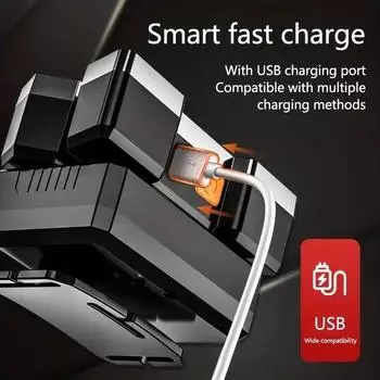 1PC Powerful rechargeable flashlight fishing Led headlights camping headlights hunting flashlight climbing lanterns синий