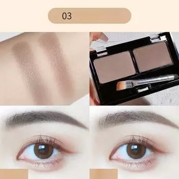 1Pc Professional Eyebrow Powder Eyebrow Enhancer Pencils Eye Shadow Eye Brow Contouring Make Up Palette with Brush