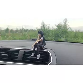 1PC PVC Model Toy with Adhesive Strips for Decoration чёрный