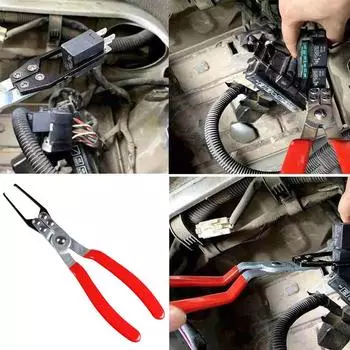 1PC Relay Disassembly And Removal Pliers Flexible Hose Clamp Pliers Repair Tools For Car Flat Strap Hose Clamps Repair Remo Q9A4