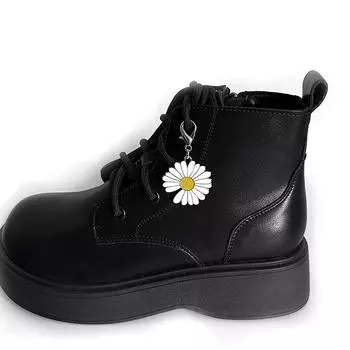 1Pc Removable Metal Daisy Flowers Martin Boot Shoes Buckles Decoration Pendant Martin Boots Shoe Accessories Y2K Party Jewelry