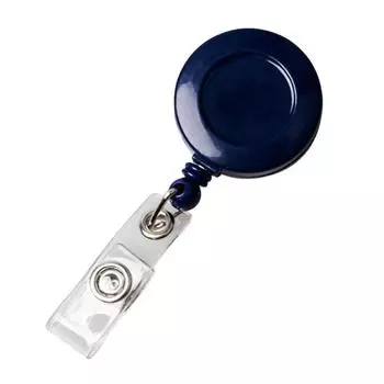 1pc Retractable Badge Holder Clips For Nurse ID Badge Reel With Belt Clip Doctor ID Card Chain Clips School Student Office чёрный
