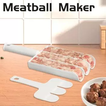 1pc Rice-meat Dumplings Maker Meatball Tool Squeeze Fish Meatball Beef Meatball Round Meatball Tool Kitchen Making Meatball Tool